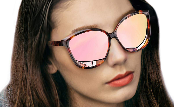 FORUU Glasses Women Fashion Unisex Oval Shades Sunglasses Integrated UV 2020 Summer Newest Arrival On Sale Beach Holiday Party Creative Best Gifts For Wife Under 10 Dollars Free Delivery 